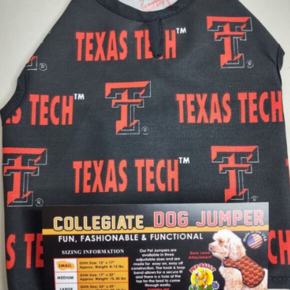 PET GOODS Texas Tech Aggies Collegiate Dog Jumper Size Small (J1) - Picture 1 of 4